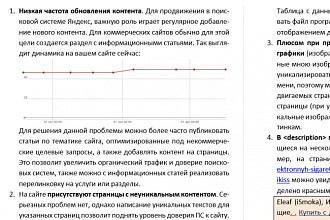 Проведу экспресс-аудит сайта
