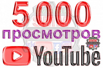 5000 просмотров видео Youtube - удержание до 80 секунд