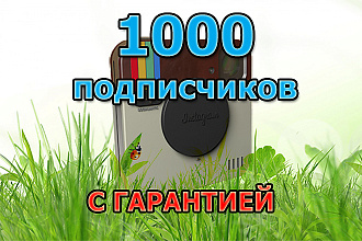 1000 подписчиков Инстаграм с гарантией