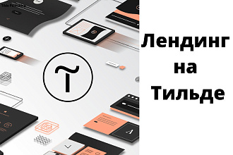 Создание лендинга, сайта-визитки на Тильде