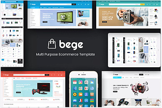 Bege - премиум адаптивный шаблон для интернет-магазина
