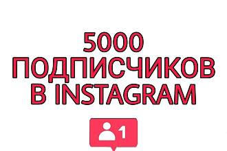 5000 подписчиков в Instagram
