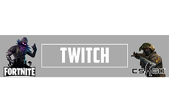 Шапка для каналов YouTube, Twitch