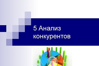 Анализ конкурентов