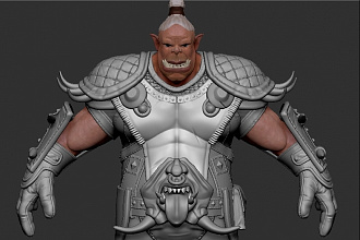 Создам для Вас 3d модель игрового персонажа