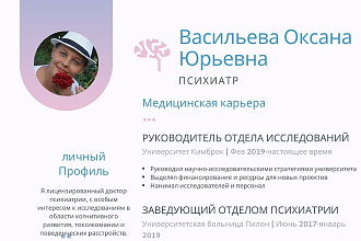 Цветное резюме