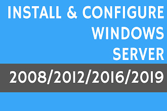 Установка и настройка Windows Server