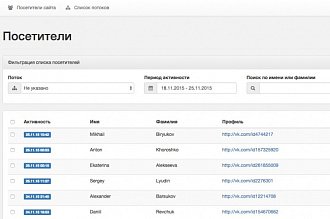 Установлю скрипт идентификации посетителей их аккаунтов ВК