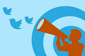 Размещу рекламу на 50 Twitter