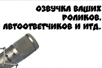 Озвучу ваши видео