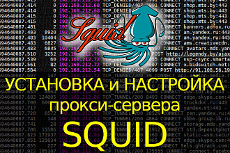 Установлю и настрою прокси-сервер на Ваш Linux VDS или VPS