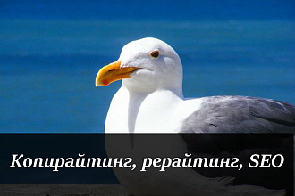 Напишу уникальные тексты - копирайт, seo, рерайт