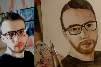 Напишу ваш портрет по фотографиям