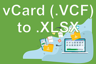 Конвертация файлов . vcf в .xls, .csv