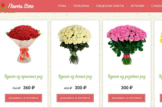 Шаблон интернет магазина