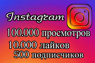 100000 просмотров 10000 лайков 500 подписок могу распределить