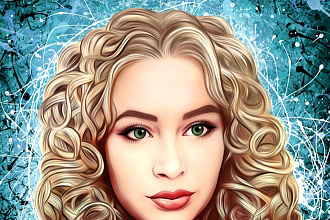 Портрет в стиле Dream Art