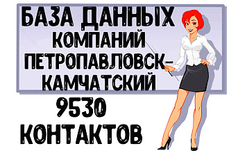 База данных компаний г. Петропавловск-Камчатский. январь 2021