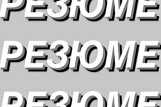 Подготовлю для вас резюме