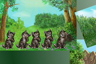 Спрайты Кошечка