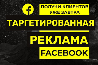 Таргетированная реклама в Фейсбук, Facebook + видеокреатив в подарок