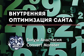 Внутренняя оптимизация сайта от Анастасии Богуш