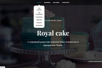 Создание лендинга на Тильда по акции
