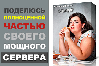 Хостинг, ваша часть на моем мощном сервере