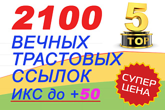 2100 вечных ссылок с ИКС из профилей. Отчет