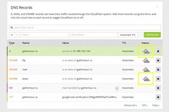 Настрою CloudFlare
