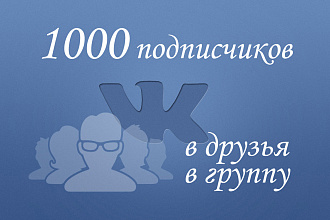 Подписчики, друзья, VK
