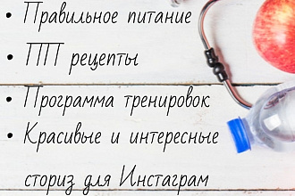 Напишу на тему фитнеса и пп питания