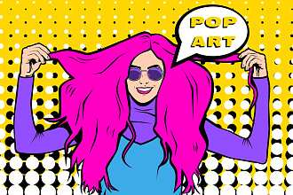 Портрет в стиле POP ART
