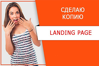 Скопировать Landing page