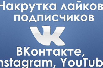 Живые подписчики вконтакте, Youtube, Instagram или лайки