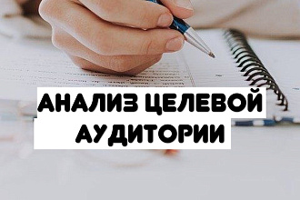 Сделаю анализ целевой аудитории
