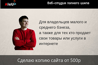Сделаю копию сайта