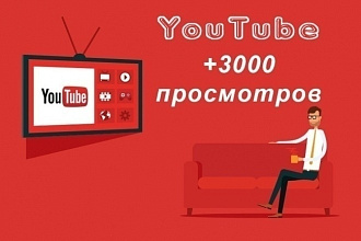 3000 качественных просмотров ютуб