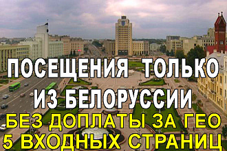 Посещения на сайт только из Белоруссии