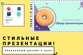 Стильный и современный дизайн презентации