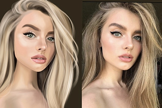 Digital портрет женский