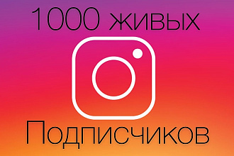 1000 живых подписчиков в зоне RU