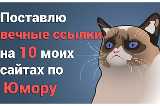 10 вечных ссылок на 10 моих сайтах по Юмору
