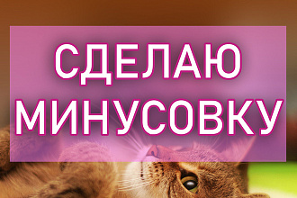 Аранжировка, минус, фонограмма существующей песни, не задавка