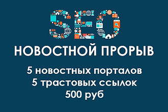 5 ссылок с новостных порталов