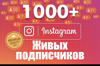 1000 подписчиков в Instagram. Живые и качественные люди