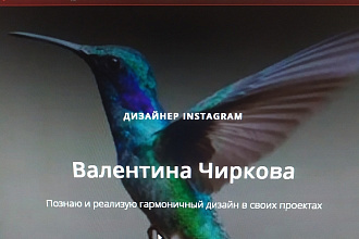 Анализ, дизайн ленты, обработка фото, создание шаблонов, подписи