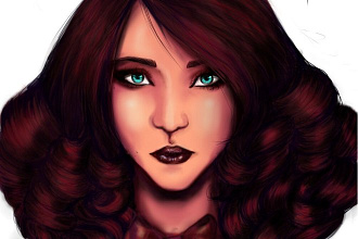 Портрет в стиле Digital art