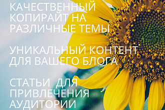 Напишу статью