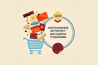 Контент мейкер. Наполнение интернет-магазина или сайта товарами